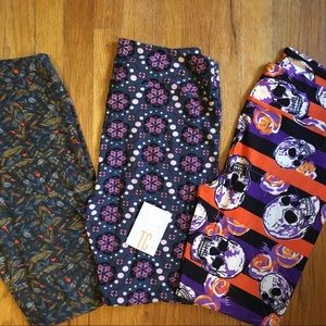 TC Lularoe Leggings - 3 pair bundle
